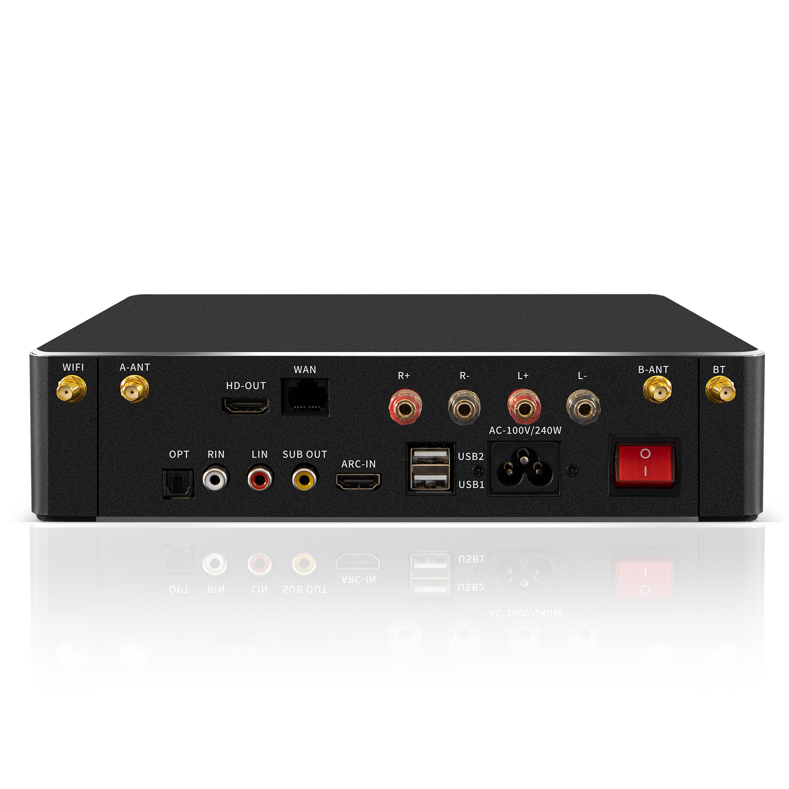 KTV Network Player Power Amplifier & Microphone Set